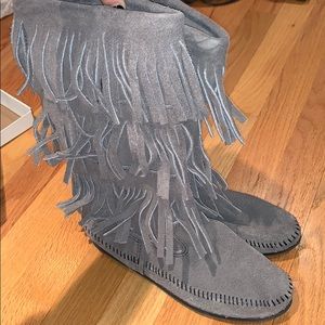 Minnetonka Fringe Boots